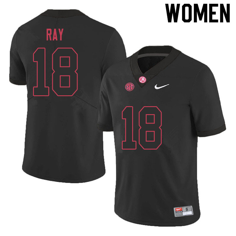 Alabama Crimson Tide Women's LaBryan Ray #18 Black NCAA Nike Authentic Stitched 2020 College Football Jersey NV16A44BX